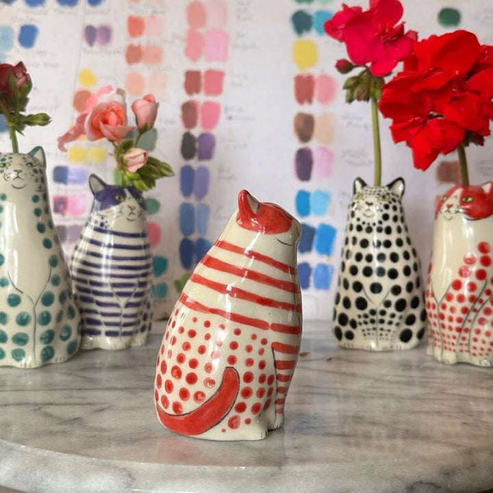 Skanto | Prikkete Katt Vase