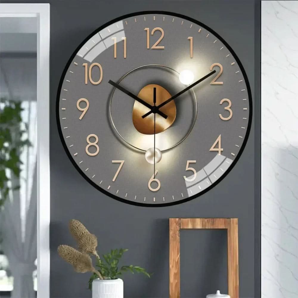 Skanto | Minimalistisk Digital Veggur – Stille & Klar Skjerm