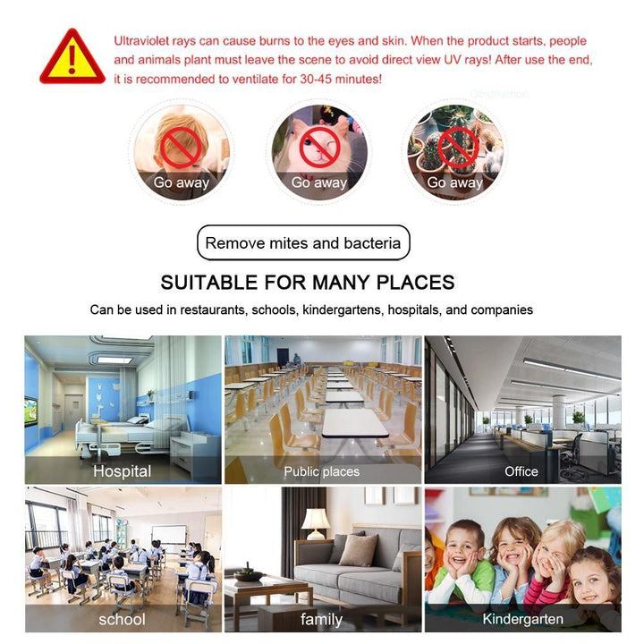Skanto | Germicidal UV Light - 8W Ultrafiolet Germicidal Light