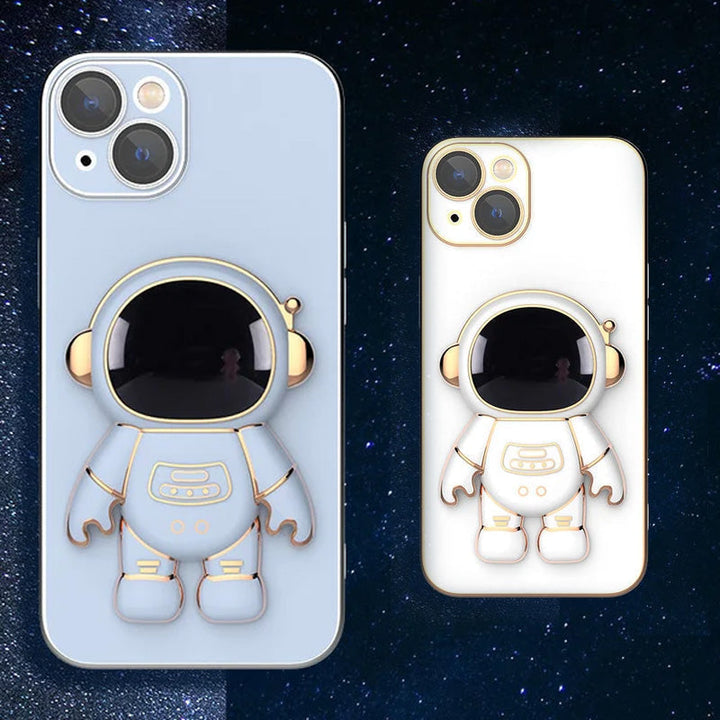 Skanto | 6D Belegg Astronaut Skjult Stativdeksel for iPhone