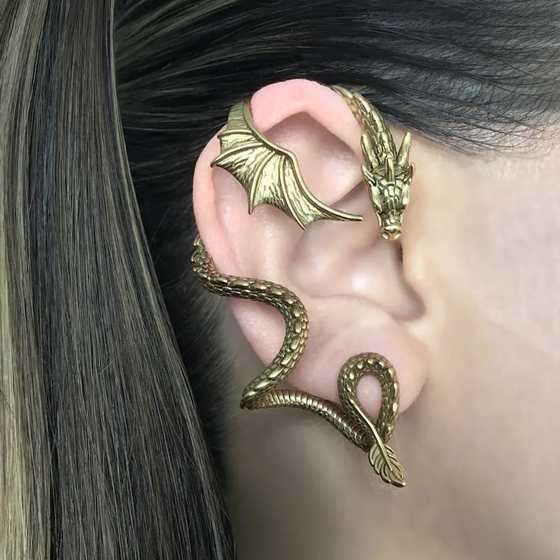 Skanto | Drage Cuff Øredobber