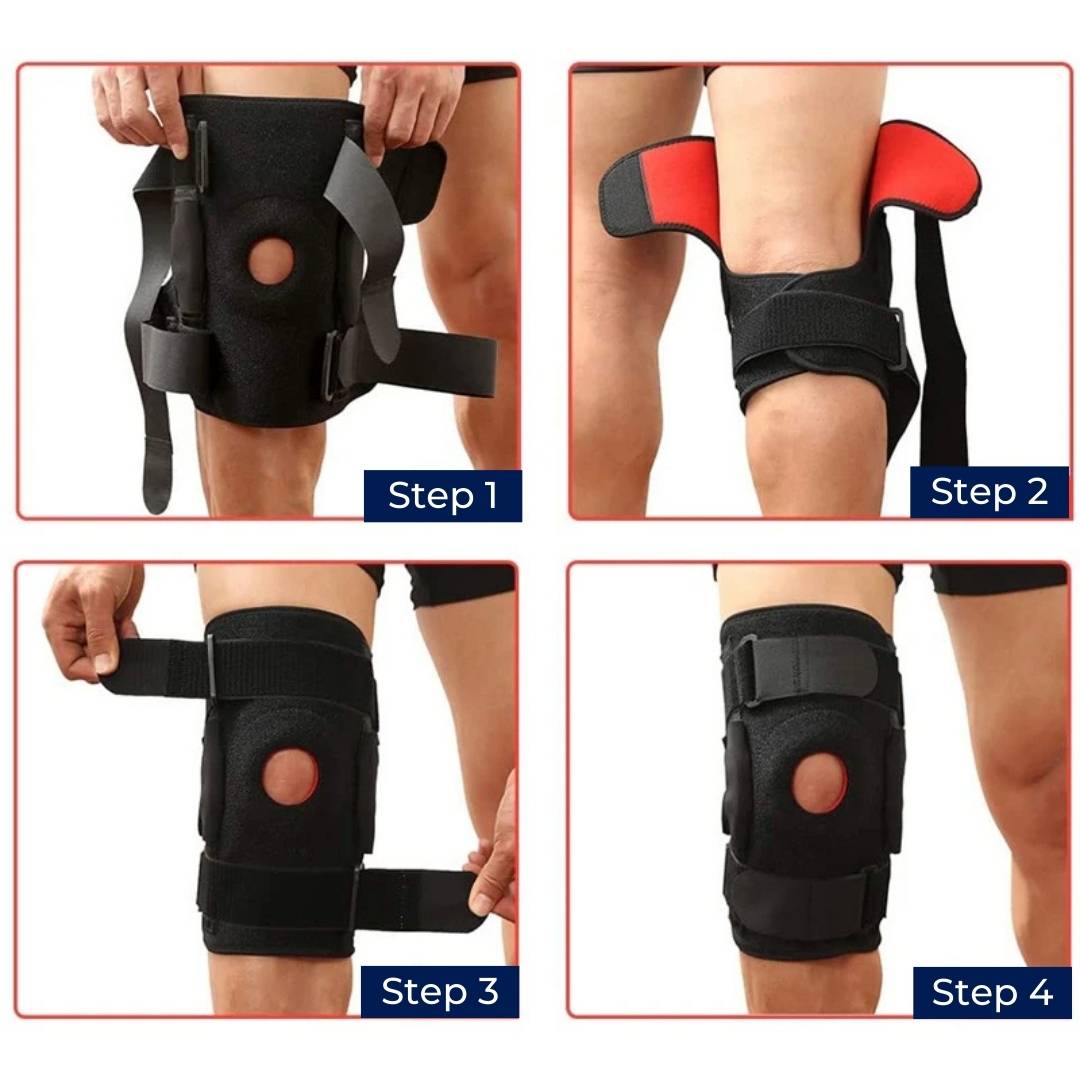 FlexGuard ACL Kneebind | Kneestøtte - Knestabilitet - Reduserer smerte og hevelse - Begrenset bevegelse - Beskytter kneet - Forbedrer restitusjon Skanto