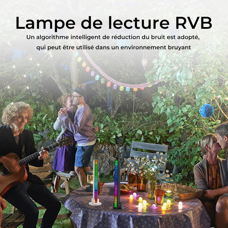 Lydaktivert RGB lyslist trådløs | Skanto