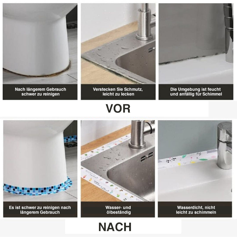 Vanntett reparasjonsbånd for badekar/bad/ kjøkken | Skanto