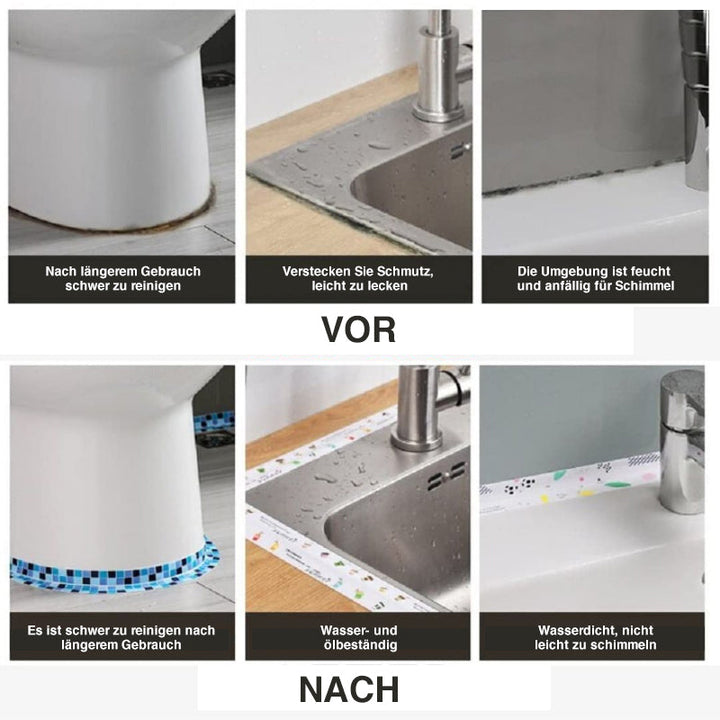 Vanntett reparasjonsbånd for badekar/bad/ kjøkken | Skanto