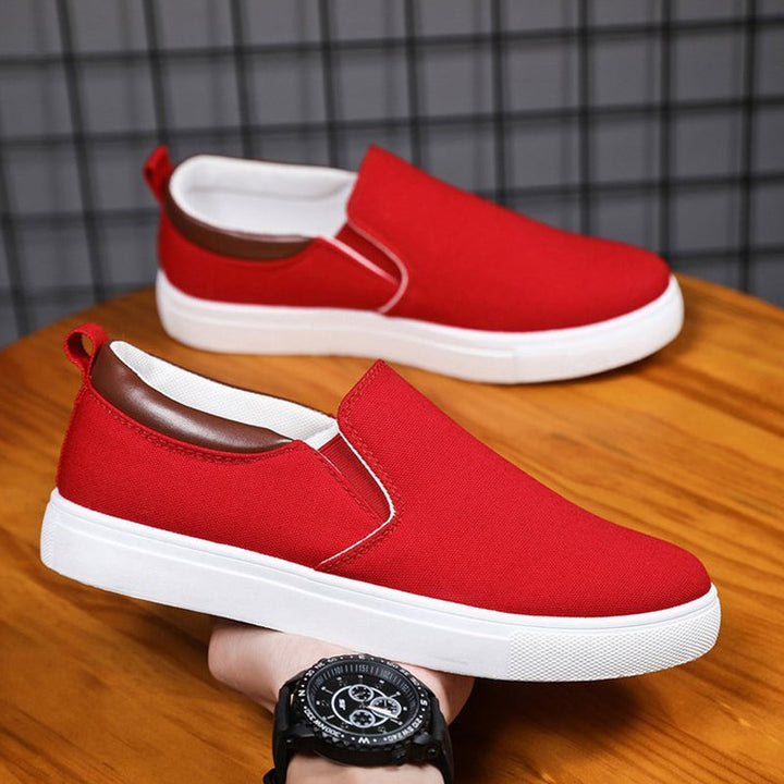Skanto | Slip-On Sko laget av lerret for menn