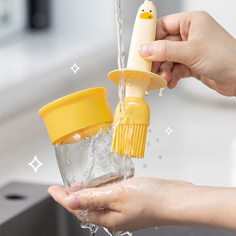 Oljedispenser med pensel for BBQ | Skanto