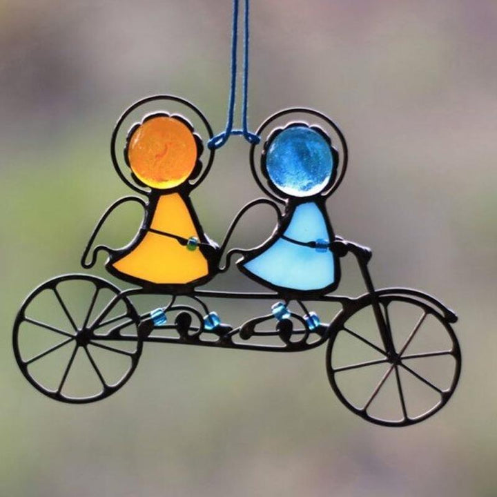 Farget Glass Hengende Sol Fangst Kunst Dekorasjon Gave | Skanto