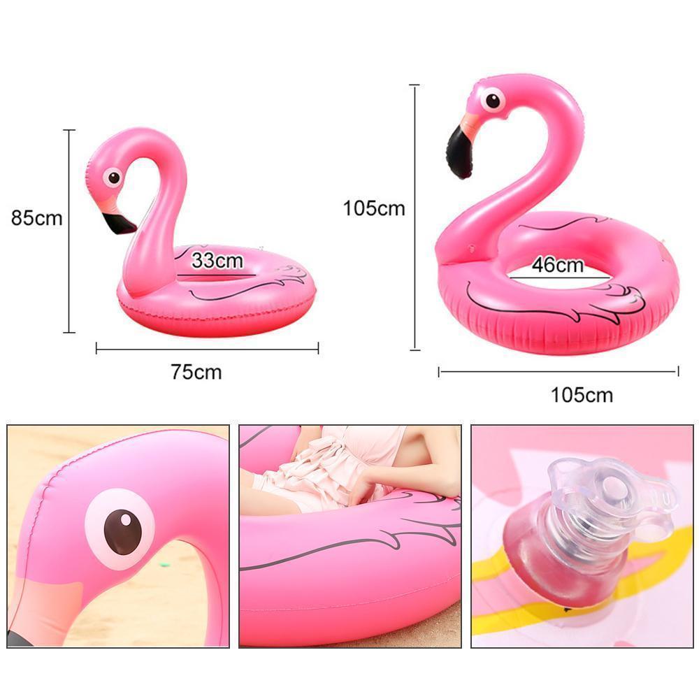 Skanto | Oppblåsbar Flamingo Svømme Ring
