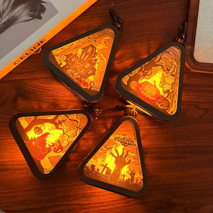 Skanto | Halloween Dekor Triangel Bordlampe