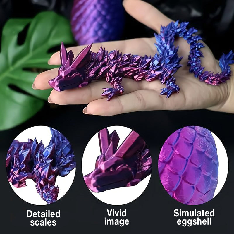 Skanto | 3D Trykt Mytologisk Drage - Begrenset Utgave