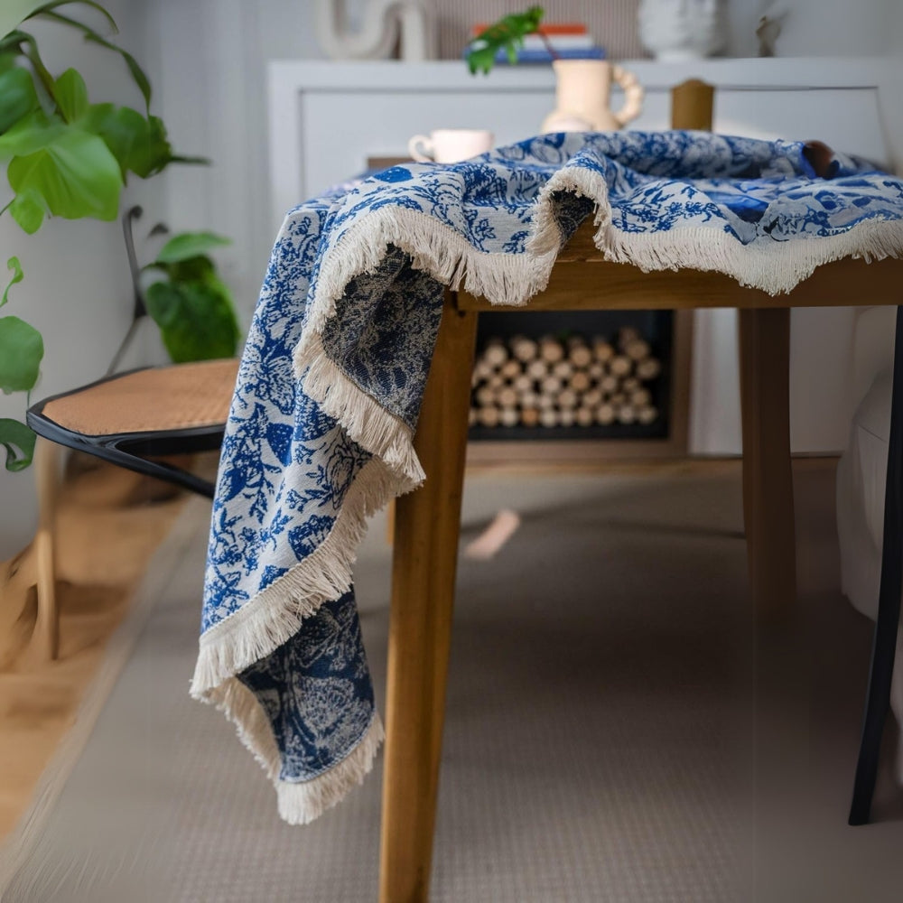 Skanto | Blå Sommerfugl Hage Duken