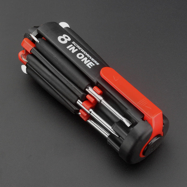 8-i-1-skrutrekker med LED-lommelykt | Skanto