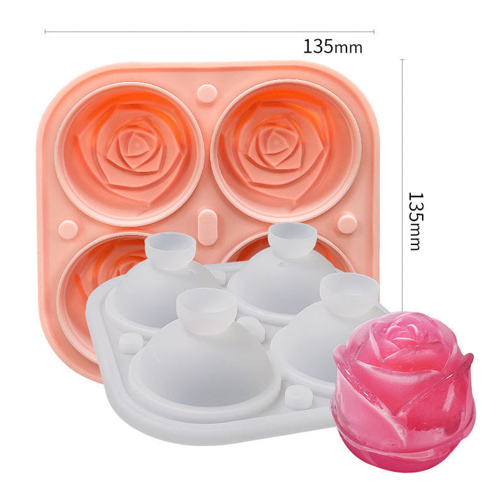 Stor rosa isbitbrett med 4 rom | Skanto
