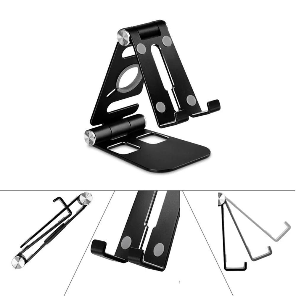 Flerbruks sammenleggbar smarttelefonholder laget av aluminium legering | Skanto