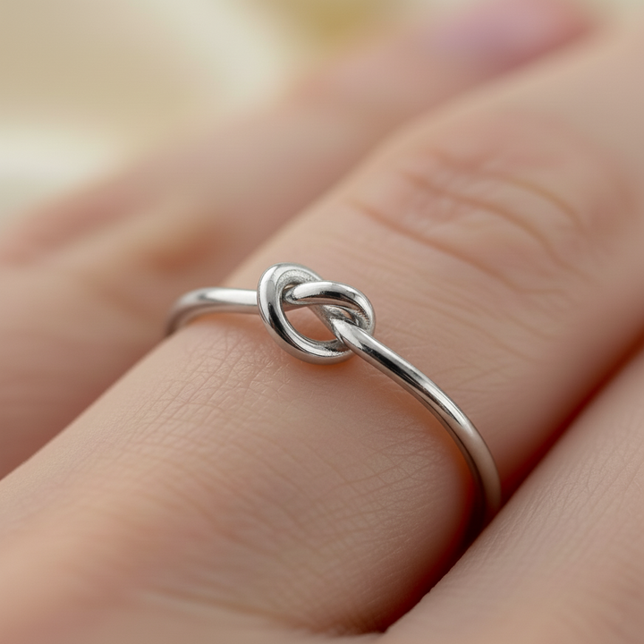 Skanto | Delikat Hjerte Knute Bond Ring