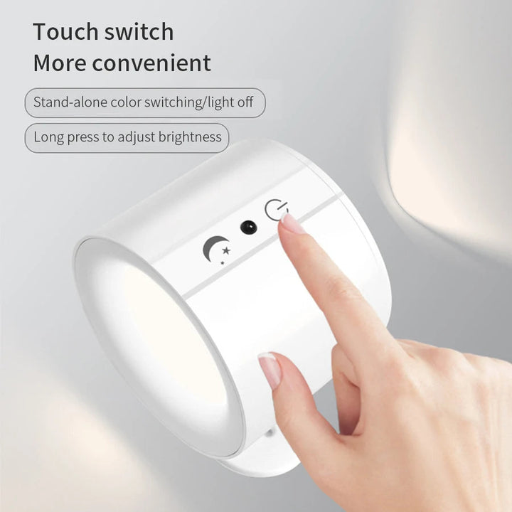 Skanto | Magnetisk LED Vegglampe med Dobbelt Lys