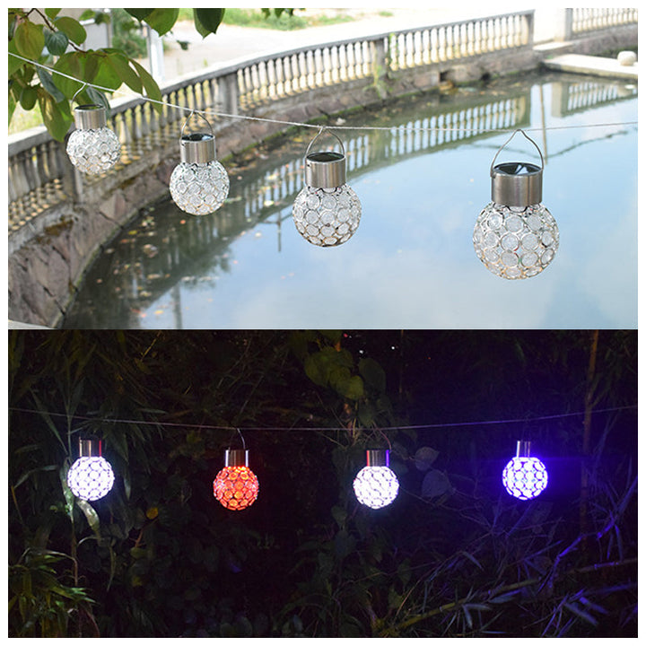 Skanto | Solfylt hengende lantern ute vanntett sollamper