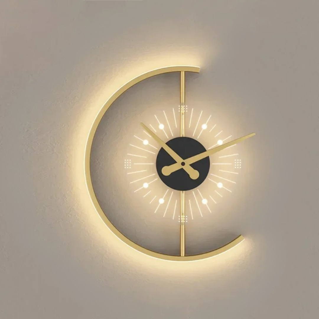 Skanto | LED Veggklokke i Minimalistisk Stil Horalis