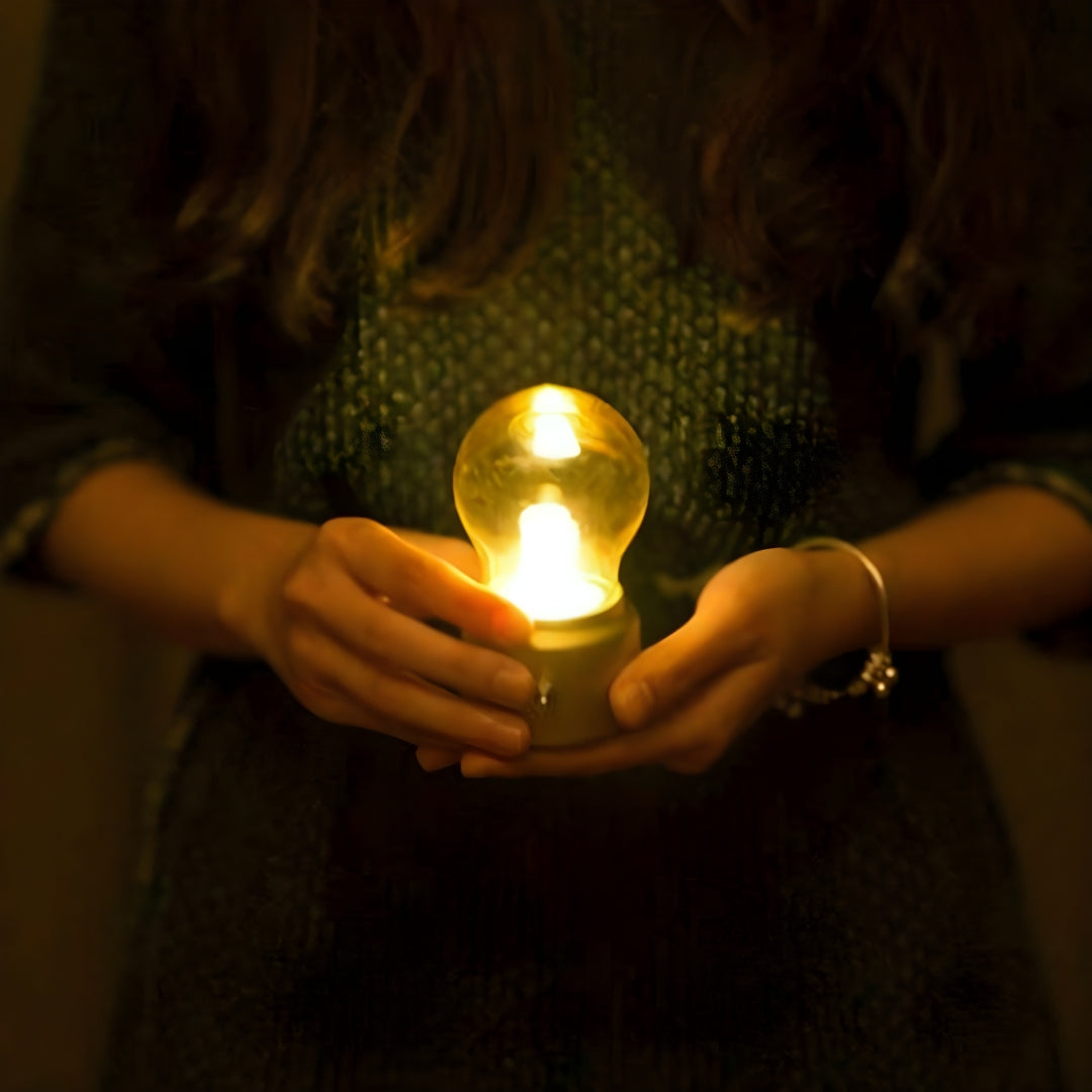 Bærbar Retro Bordlampe - LumiRetro | Skanto