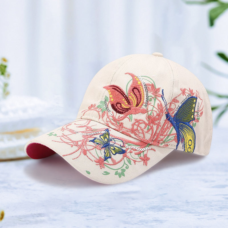 Skanto | Justerbar Pustende Brodert Solhatt
