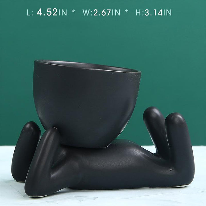 Skanto | Keramisk Figur Potte Ornament