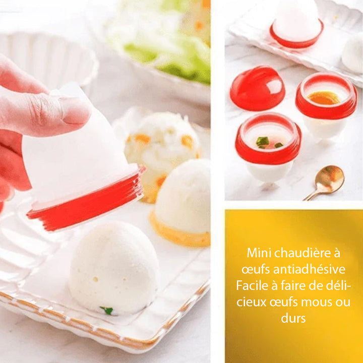 Mini Egg Cooker, Set med 6 Deler | Skanto