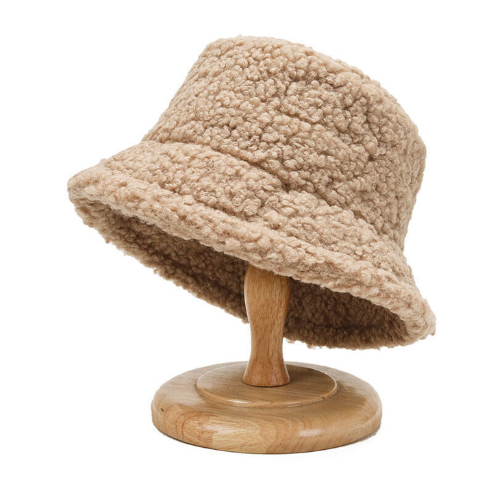 CozySheep Hatt - Varm Teddy Bucket for Vinterdager Skanto