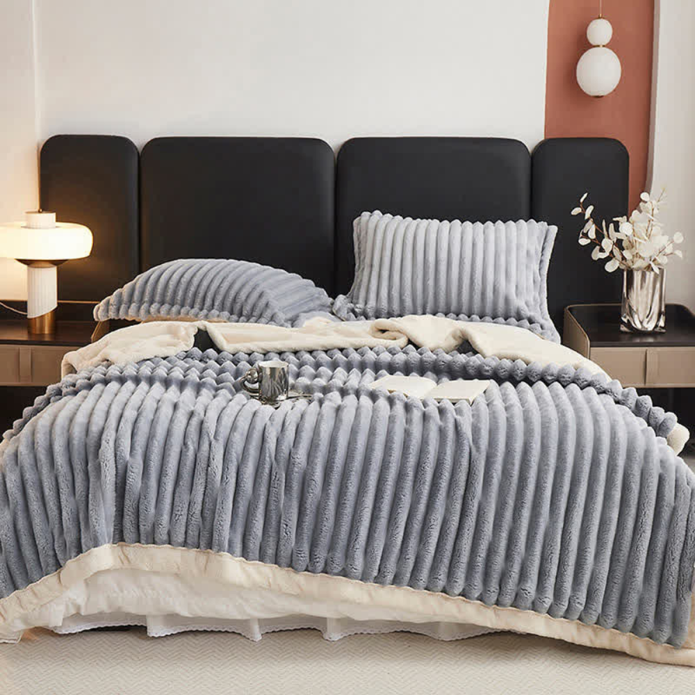 Skanto | Snuggly falsk pels fleece-teppe