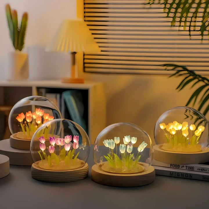 Glass Dome Tulip Light | Skanto