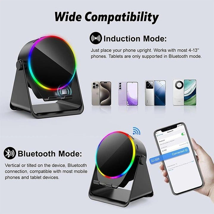 Skanto | 4-I-1 360° Rotasjon Bluetooth Høyttaler Stativ
