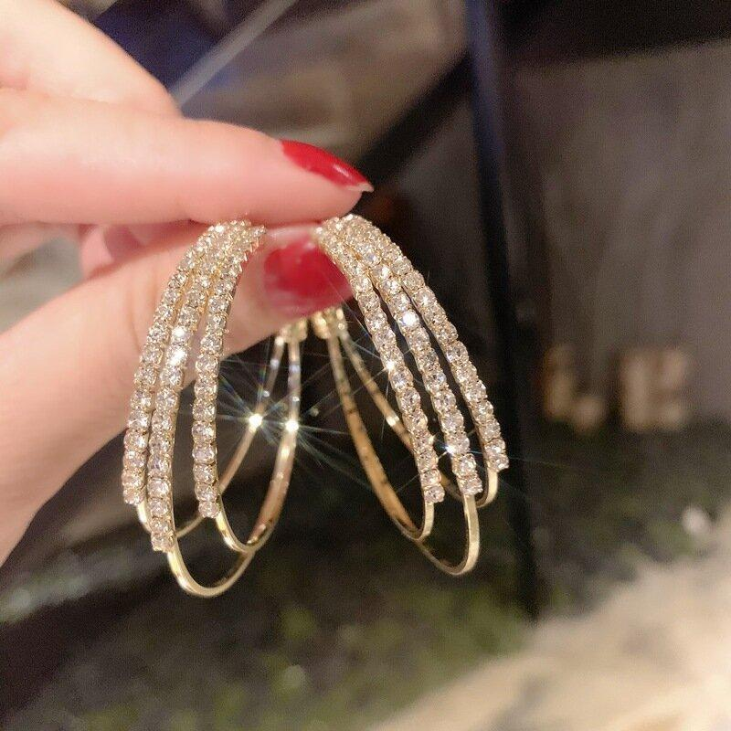 Skanto | Glitrende Diamantøredobber