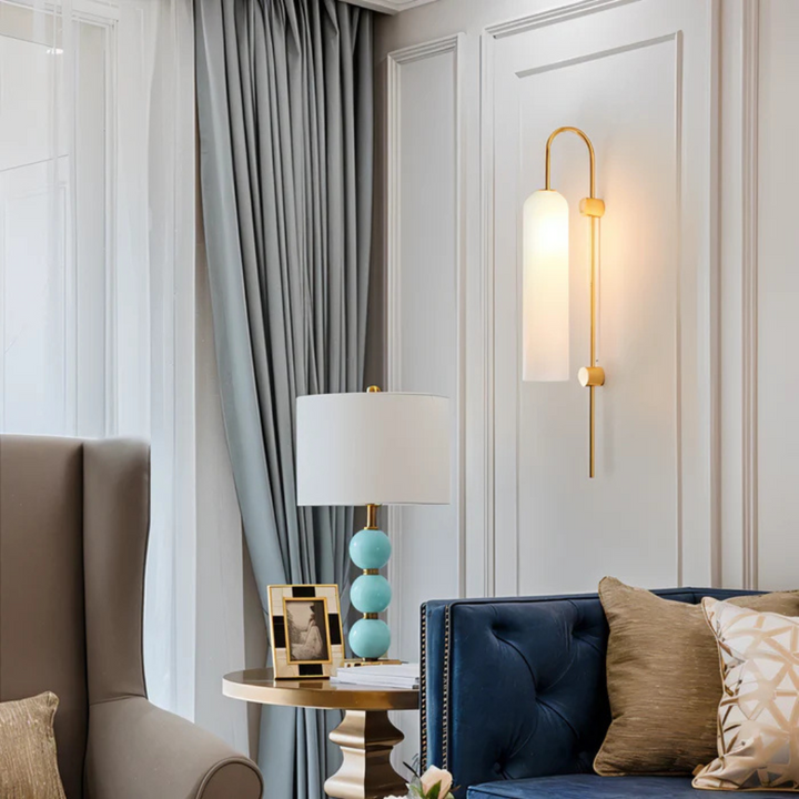 Skanto | Stilig Glass LED Vegglampe