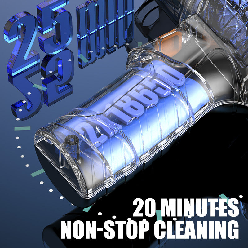 Norvo | Bærbar trådløs håndholdt støvsuger, syklon suge trådløs støvsuger, oppladbar støvsuger med sterk sugeevne egnet for biler/kontorer/hjem