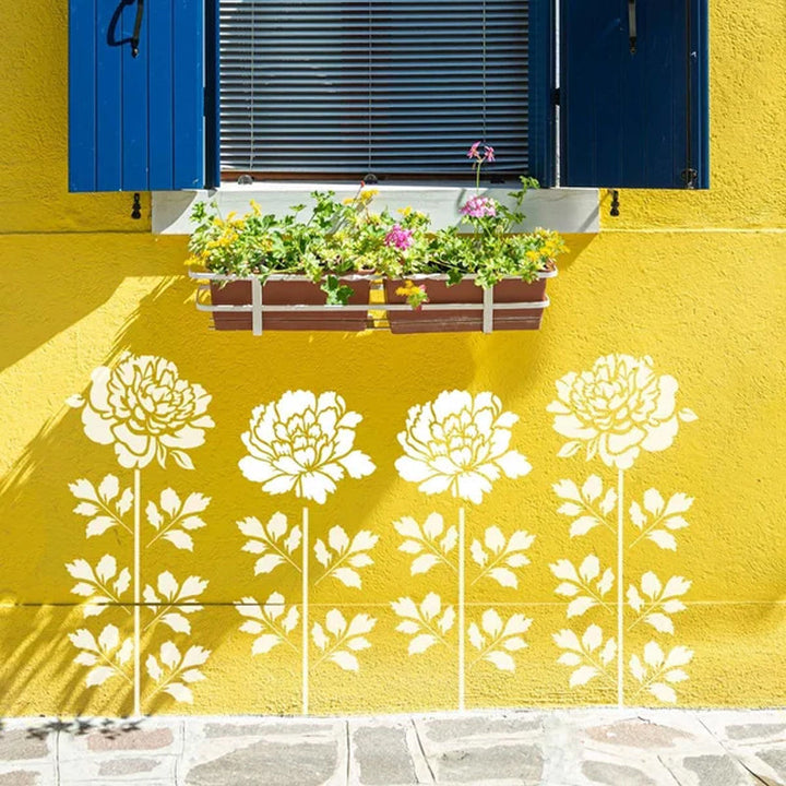 Skanto | 🔥DIY Dekorasjon🌻 - Hagegjerde Stort Blomster Tegning Maler