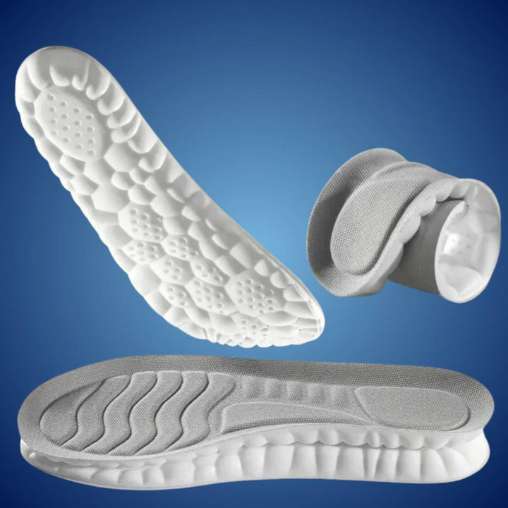 StepEase Cloud 4D ortopediske såler for fot smerte lindring | Hælsmerte lindring - Støtteeffekt såler - Fot komfort - Holdningsstøtte Skanto