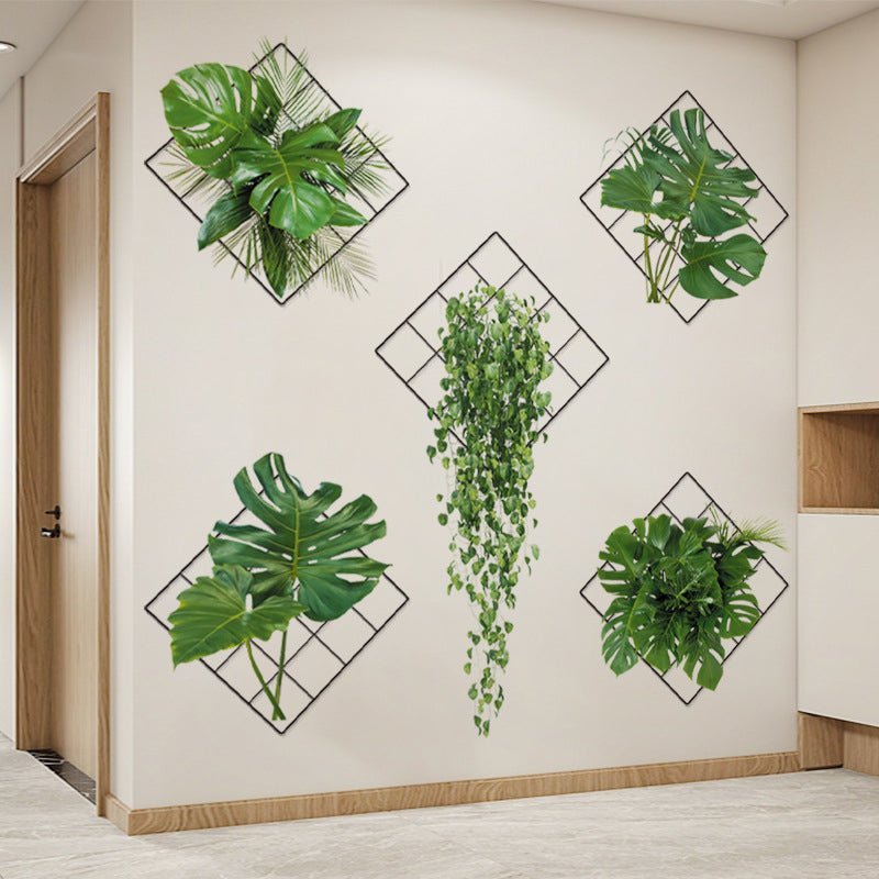Skanto | Plante klistremerker - Illusjon av realistiske planter - Dekorer med stil