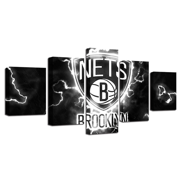 Voltaic Brooklyn Nets 5-delt lerretsbilde