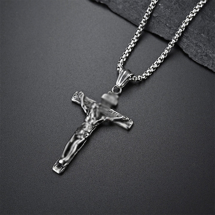 Skanto | Titanium Steel Cross Pendant Necklace