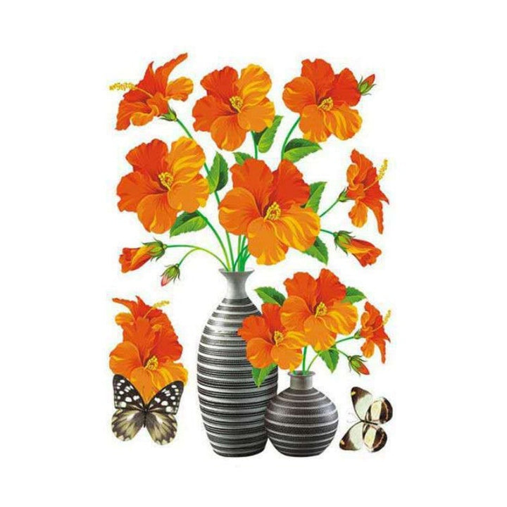 Skanto | DIY Plantevase 3D Stereo Klistremerke Selvklebende
