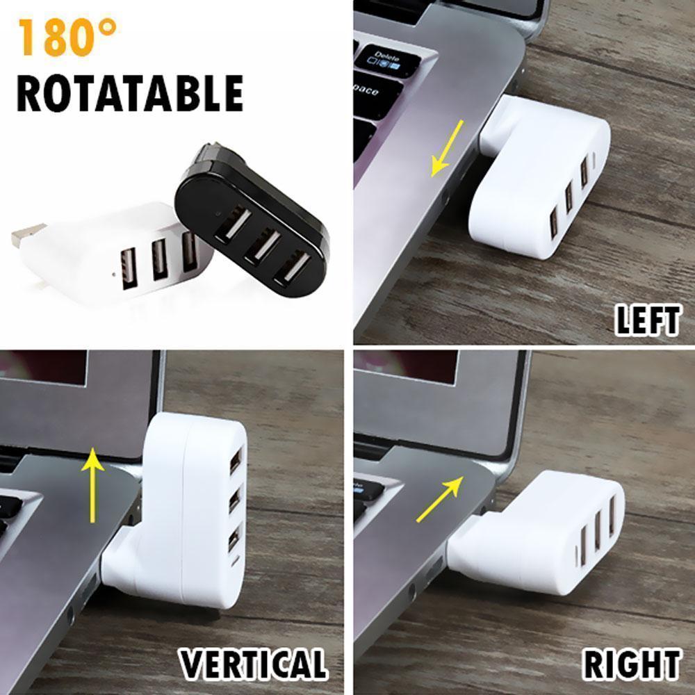 Skanto | Mini roterbar 3-Port USB Hub