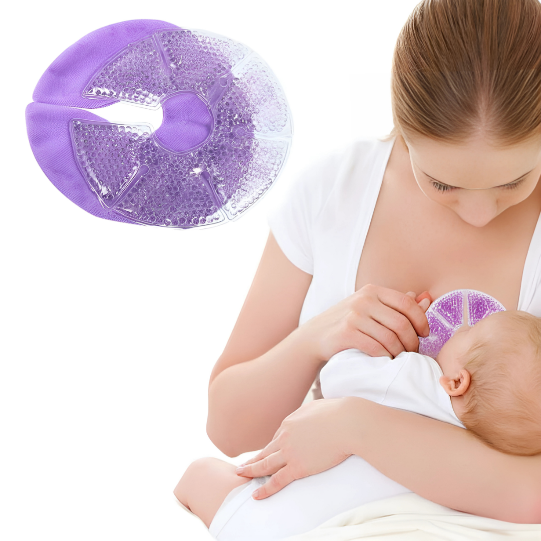 Engorgement Relief – Hot & Cold Contoured Gel Design – Comfort & Pain Relief for Nursing Mums Skanto