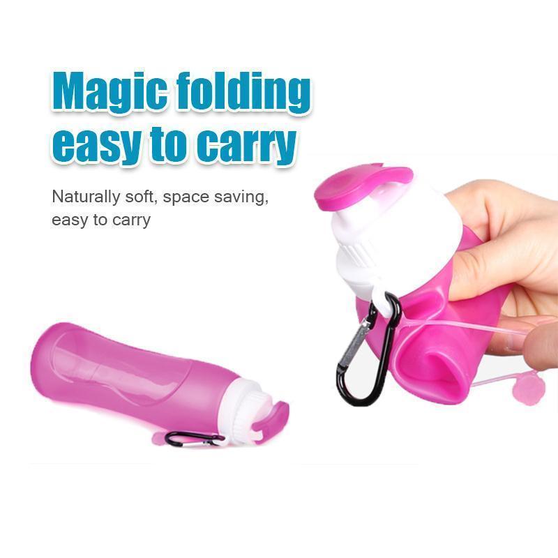 Foldbar silikon vannflaske | Skanto