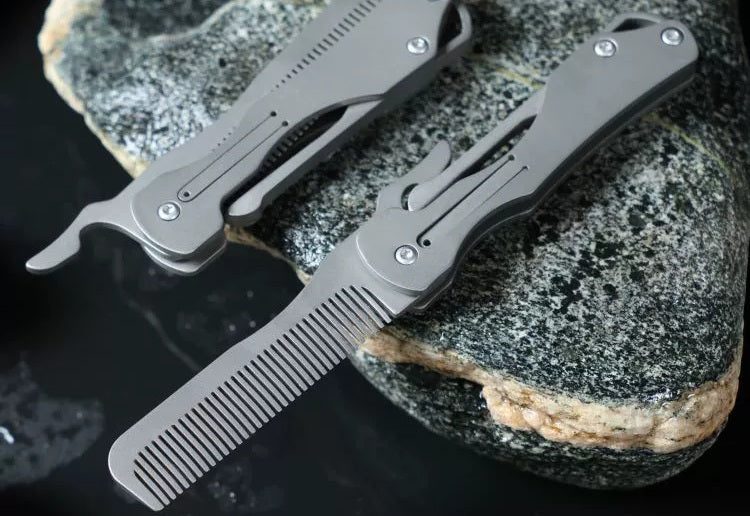 Skanto | Rent Titan Folding Comb - Anti-Statisk Reise Massasje Kam