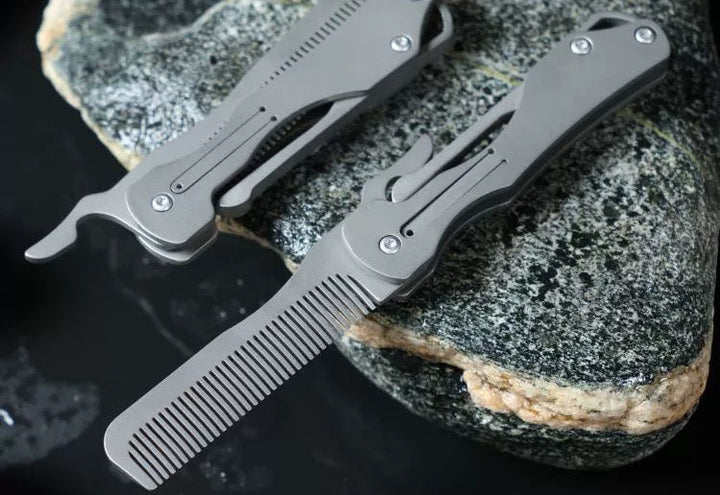 Skanto | Rent Titan Folding Comb - Anti-Statisk Reise Massasje Kam