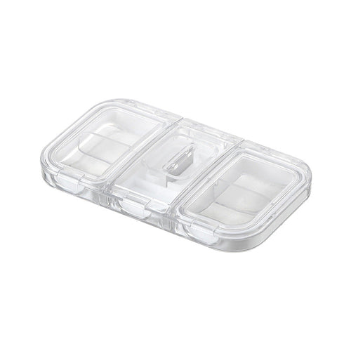 Rektangulær Pill Case Organizer Beholder | Skanto