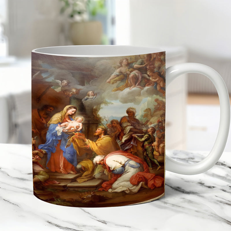 Skanto | Vintage julescener i krubbe-kopp