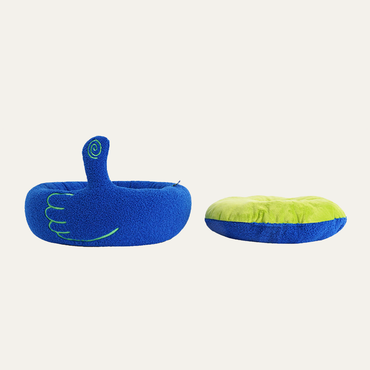 Pawsome Gesture Katt- og Hundeforingseng Koselig Plysj Hund Katt Seng Avtagbar Pute | Skanto