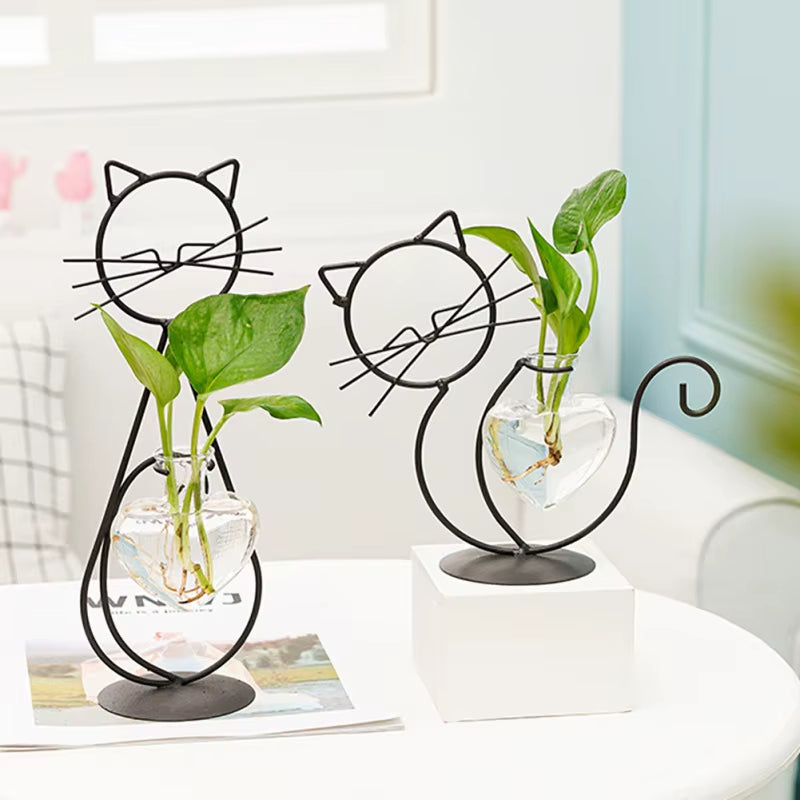 Skanto | Kreativ Miniatyr Katt Formet Plantevase