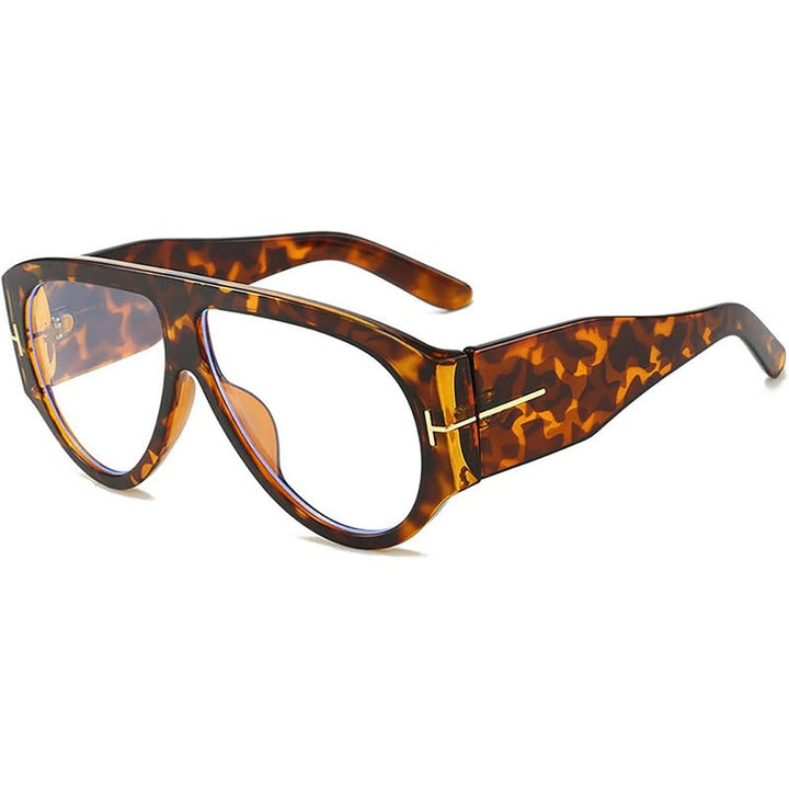 Oversized UV400 Aviator Solbriller Skanto